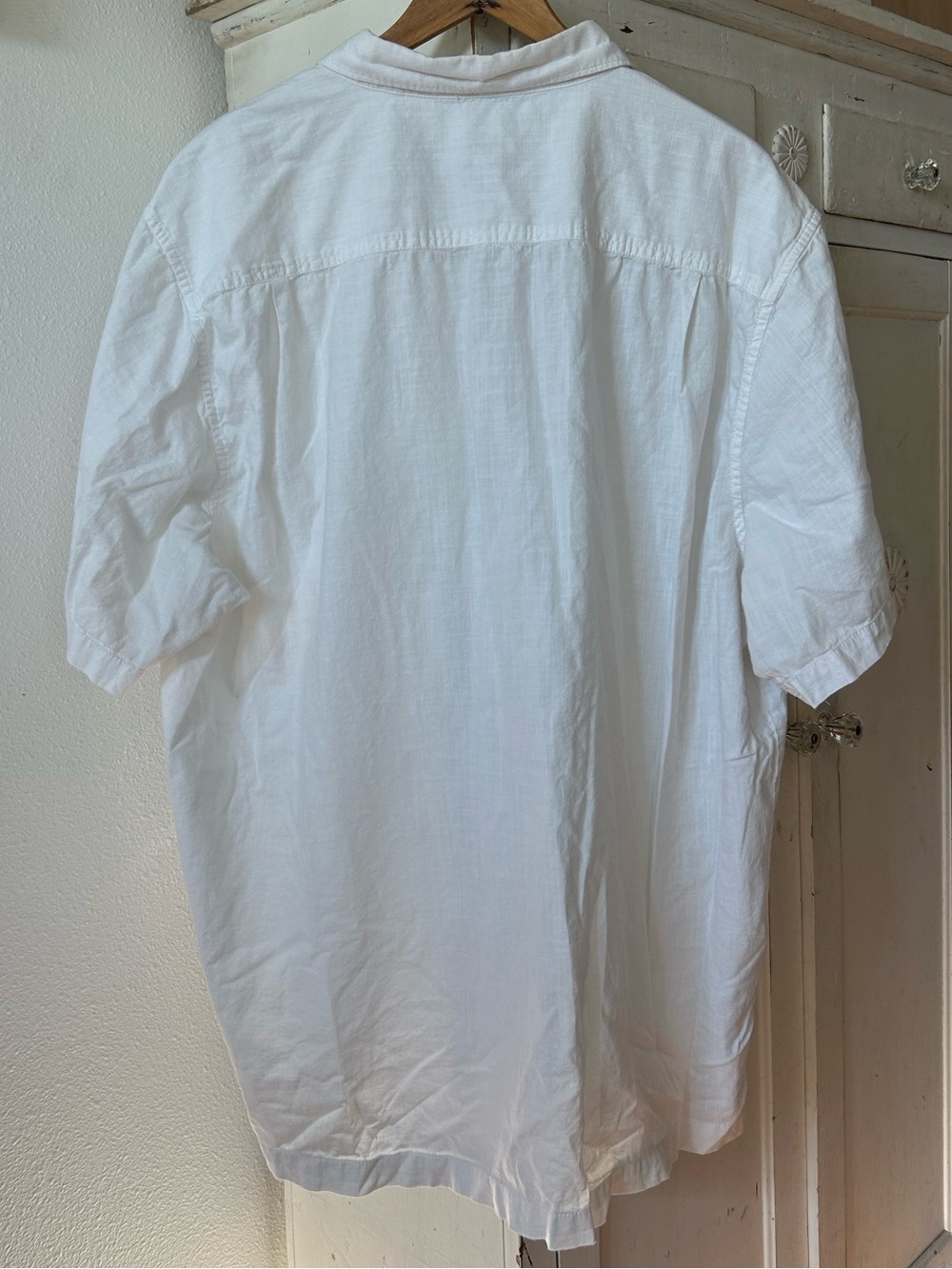 Tommy Bahama | Men's White Short-Sleeve Cotton Button Up Collared Shirt Size XXL - Picture 4 of 16